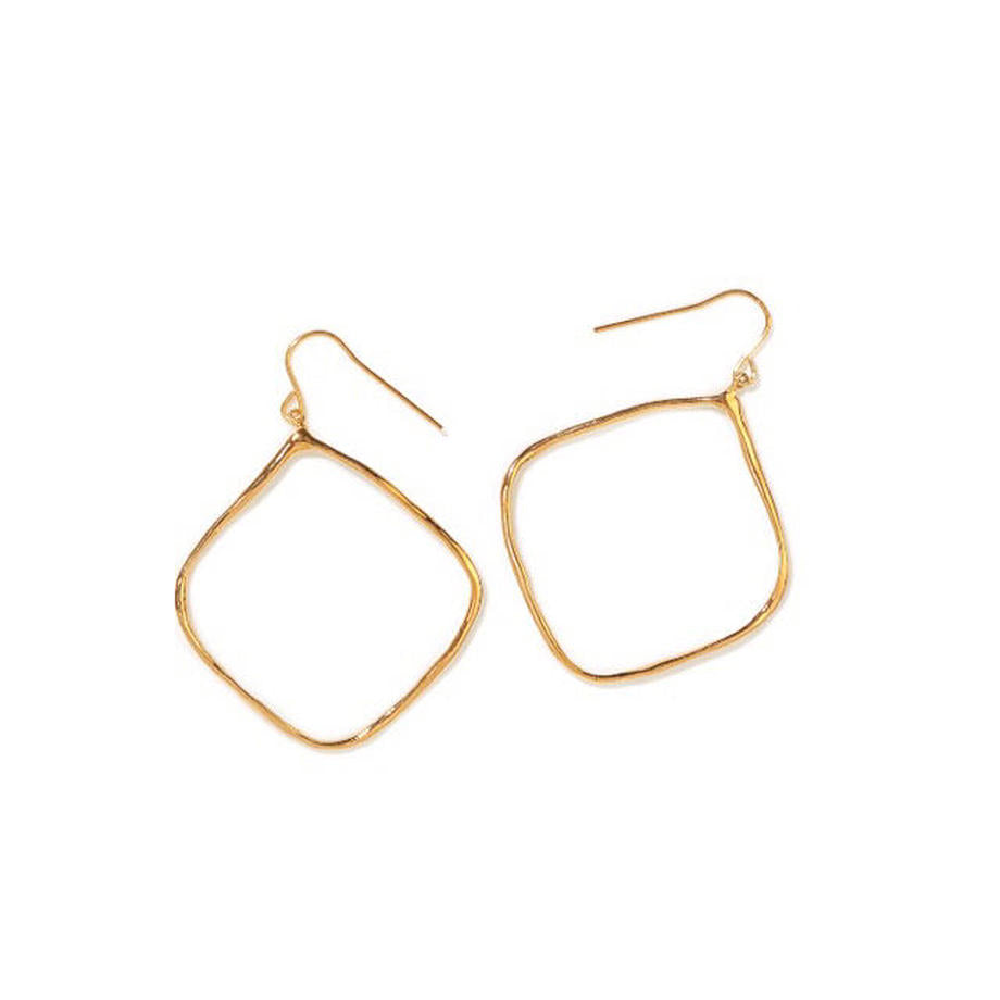 Square  ピアス/イヤリング (Gold)